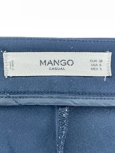 38 Beden lacivert Renk Mango Kumaş Pantolon %70 İndirimli.