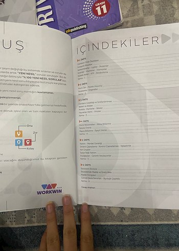 WORKWIN TYT Biyoloji Soru Bankası - Görsel 2