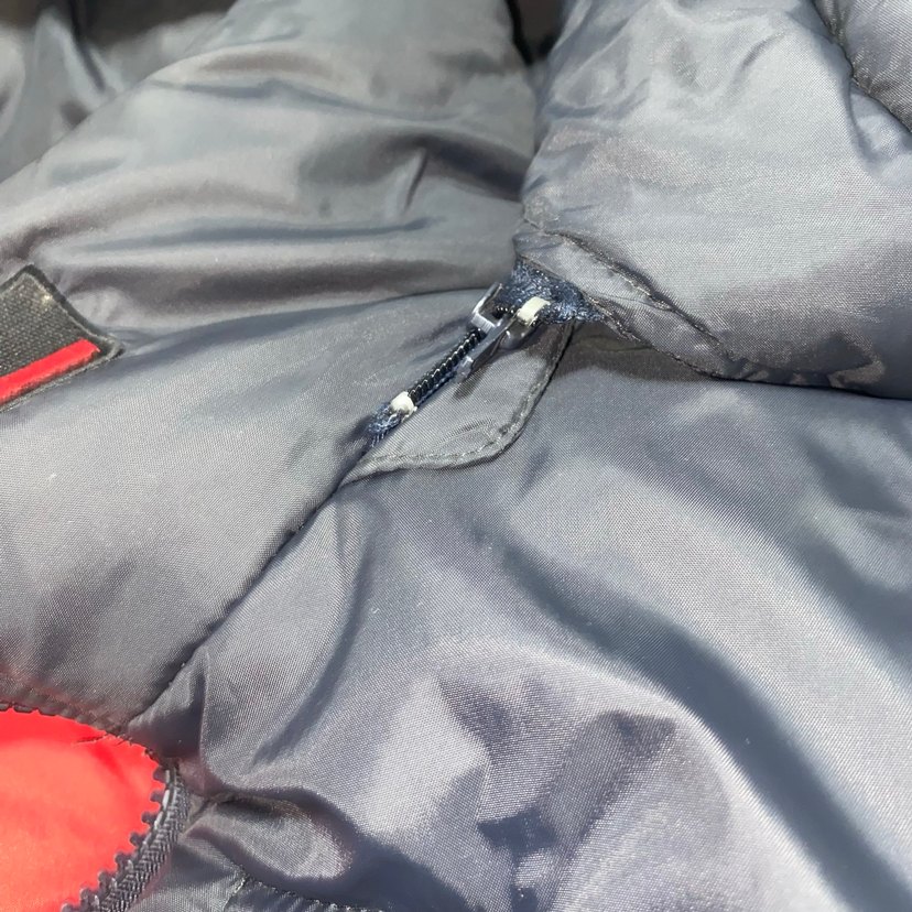 FUBU Siyah Kapüşonlu Erkek Mont pislick - Görsel 5