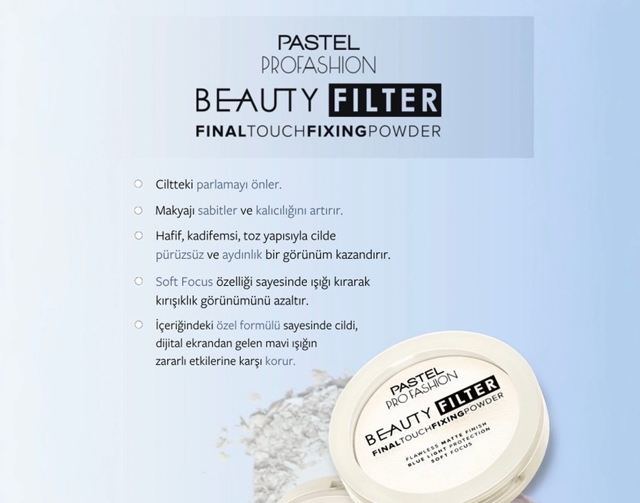 Pastel Beauty Filter Final Touch Sabitleyici Pudra - Görsel 2