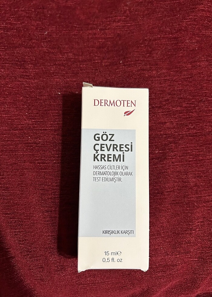 Dermoten aydınlatıcı ve kırışık giderici göz kremi - Görsel 2