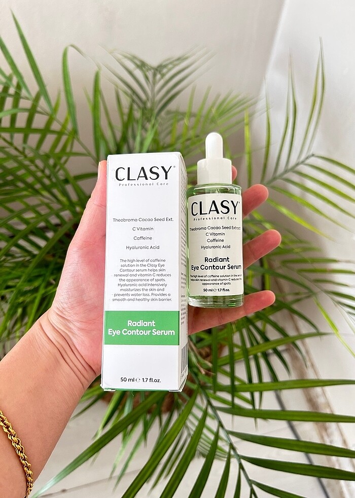 Clasy göz çevresi koyuluk azaltıcı serum - Görsel 2