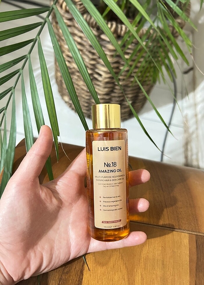 Luıs bıen ışıltı etkili çok amaçlı yağ 100 ml - Görsel 2