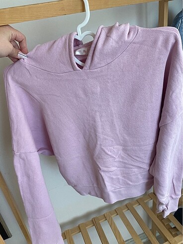 LC Waikiki crop pembe sweat