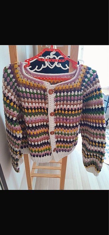 örgü crop hırka