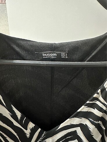 s Beden Busem S beden zebra elbise