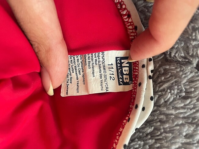 11-12 Yaş Beden Nbb kız çocuk bikini