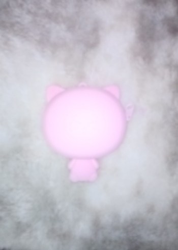 Pembe Kedi Figürlü Kedi Aksesuarı - Görsel 2