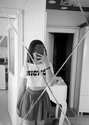 Diğer Siyah Street Style Crop Top