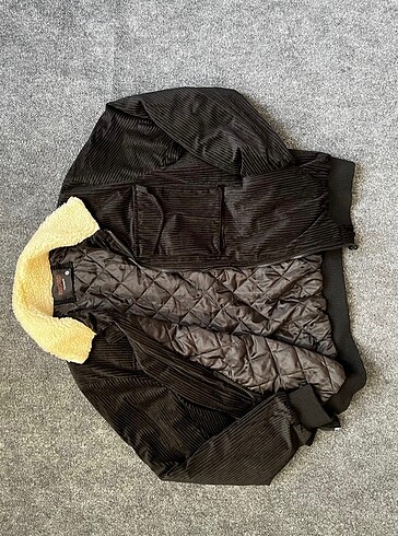 Oversize İçi Kalın Ceket/Mont / L beden