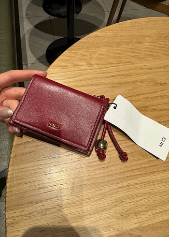 Bordo Deri Püsküllü Kadın Cüzdanı - Görsel 2