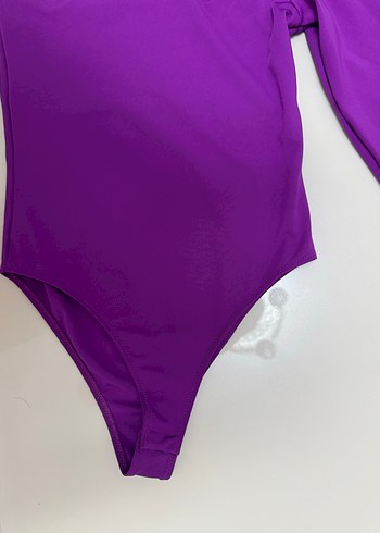 Mor  Kadın bluz body - Görsel 4