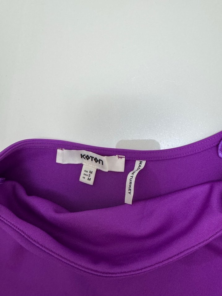 Mor  Kadın bluz body - Görsel 5