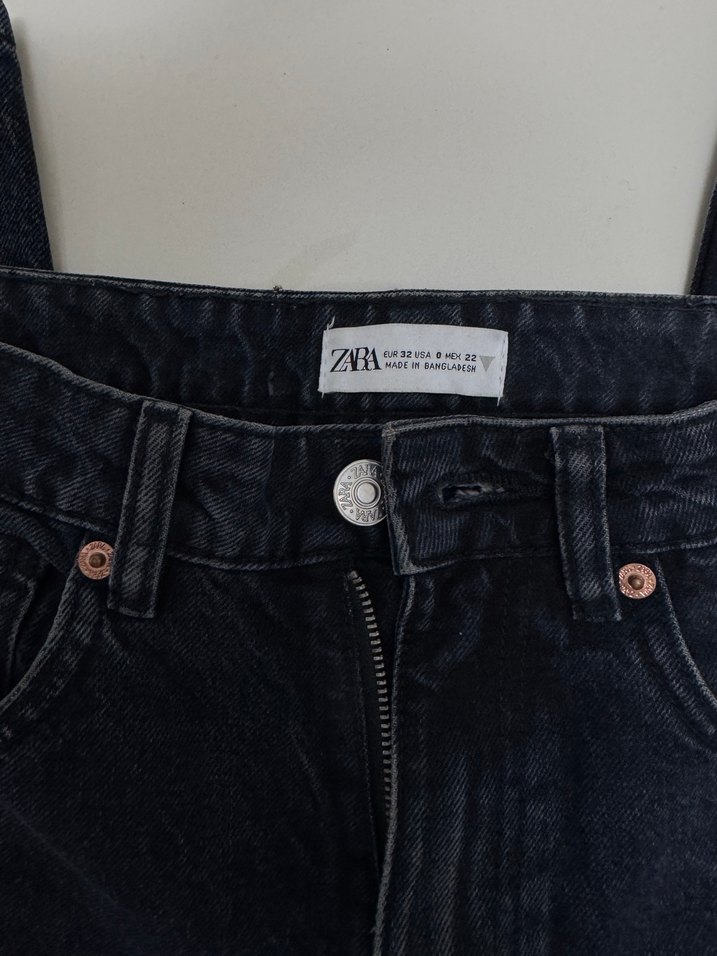 Siyah Denim Kadın Jean Pantolon - Görsel 3