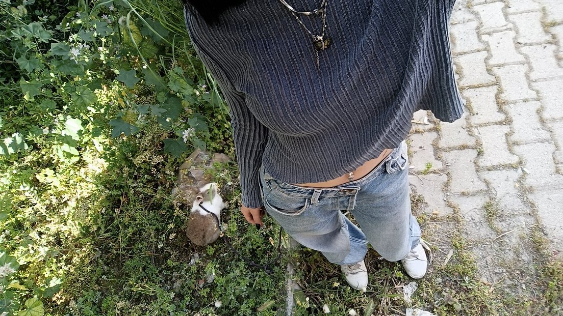 Kadın lacivert triko ince üst - Görsel 2