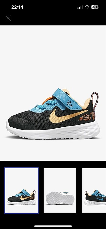 25 Beden Nike çocuk spor ayakkabı