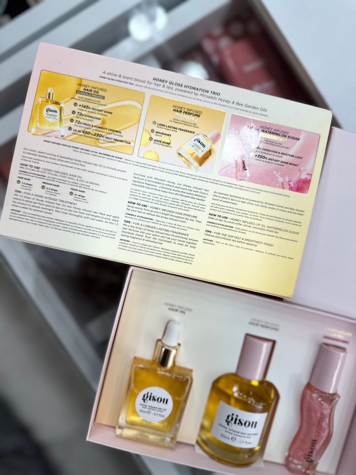 Gisou Honey Gloss Hydration Trio - Görsel 3