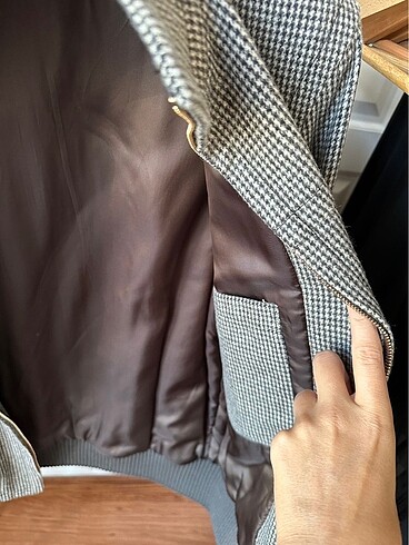 48 Beden Zegna yün bomber ceket