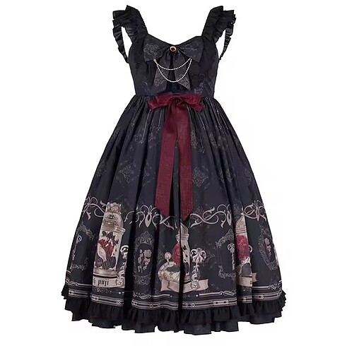 gothic lolita elbise set
