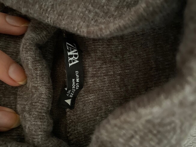 Zara Zara triko boğazlı bluz