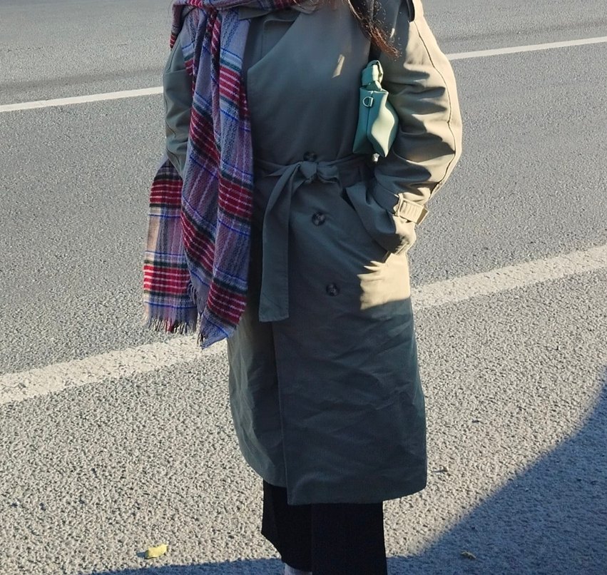 Kemerli Midi Trençkot - Görsel 2