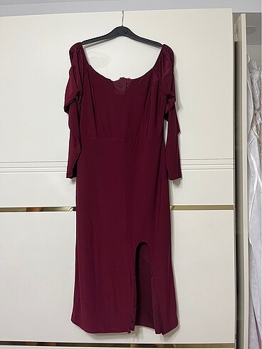 Bordo elbise