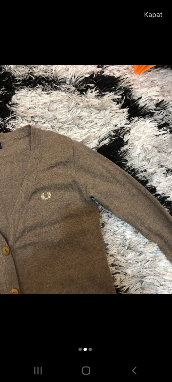 Bej Düğmeli erkek hirka s m - Görsel 2