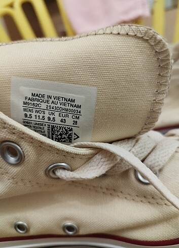 tek ebat Beden Converse ayakkabı yüzde yüz orjinal