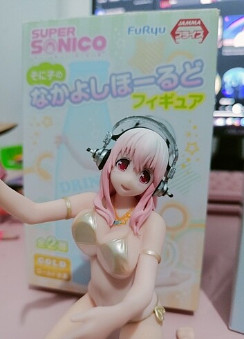  Super Sonico Drink Holder Figür 