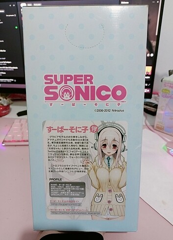  Beden Renk Super Sonico figür