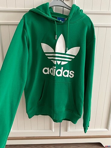 Orj. Adidas Hoodie kapşonlu sweat S beden oversize
