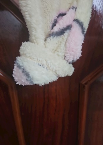 Kız Bebek Peluş Kalpli Uzun Kollu Takım - Görsel 4