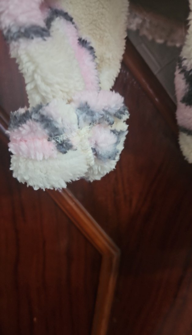 Kız Bebek Peluş Kalpli Uzun Kollu Takım - Görsel 5