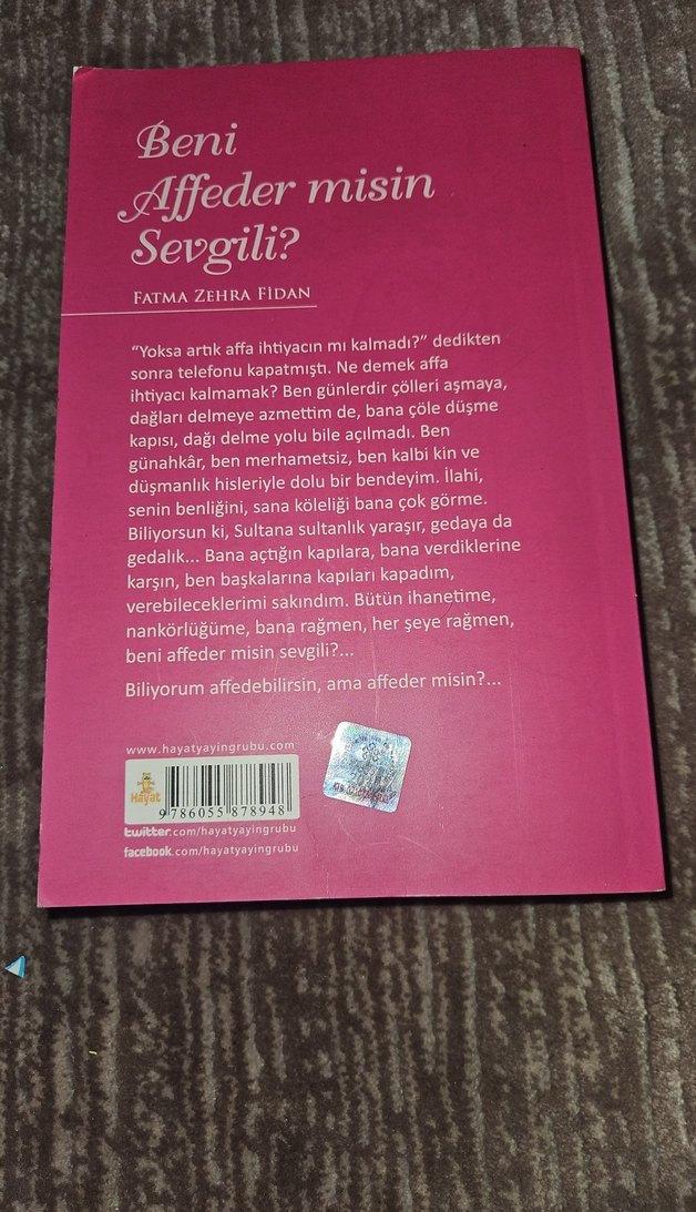 Beni Affeder misin Sevgili? - Fatma Zehra Fidan - Görsel 2