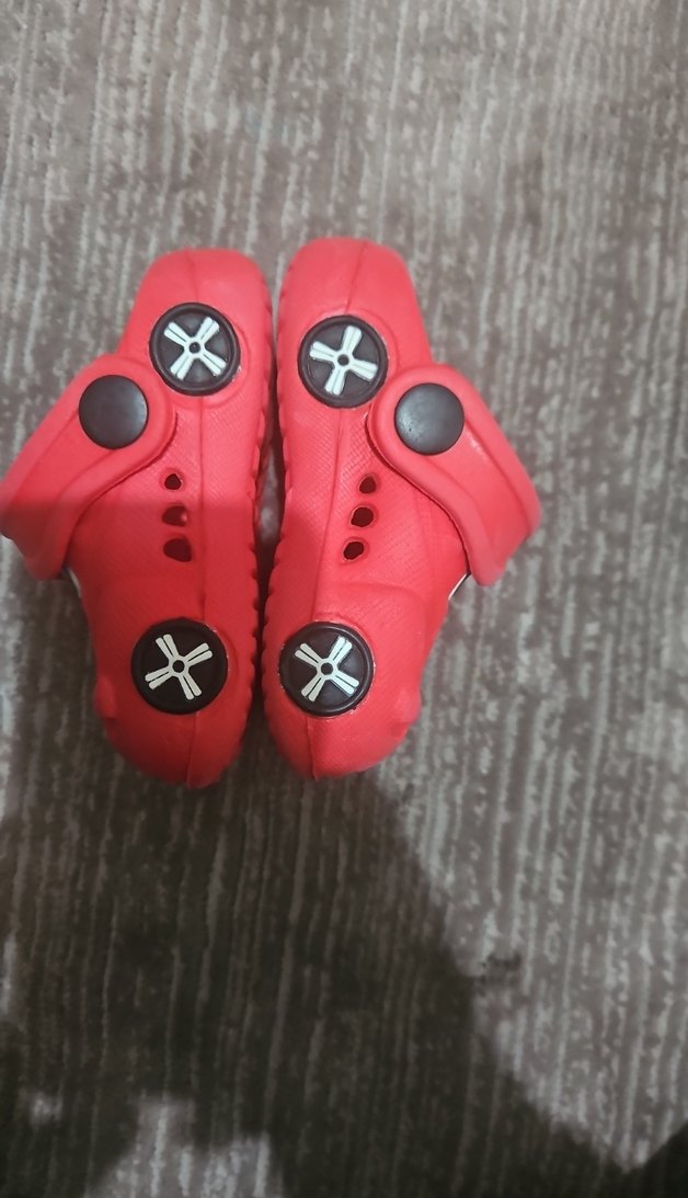 Kırmızı Tokalı Erkek Çocuk Terlik - Görsel 4