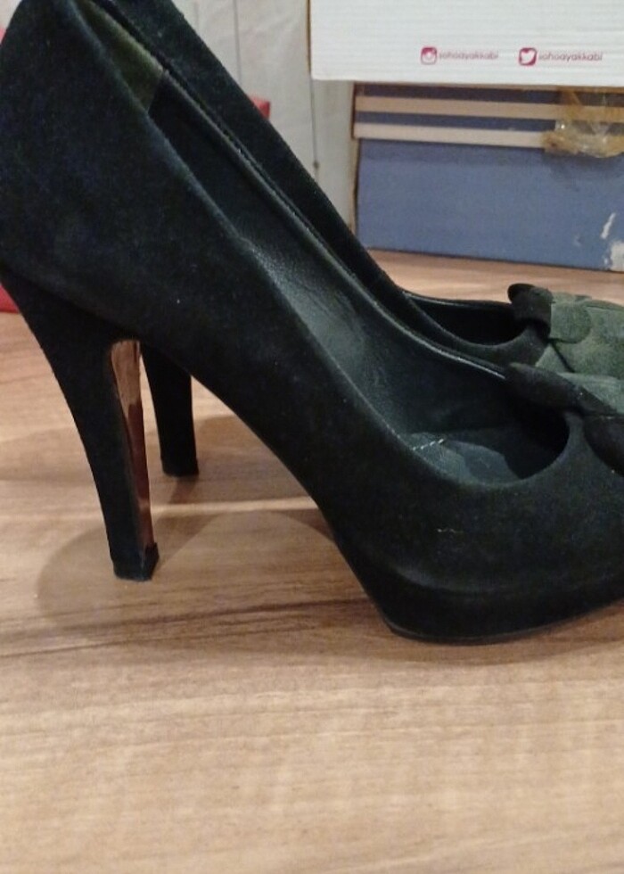 Siyah yesil  nubuk platform - Görsel 3