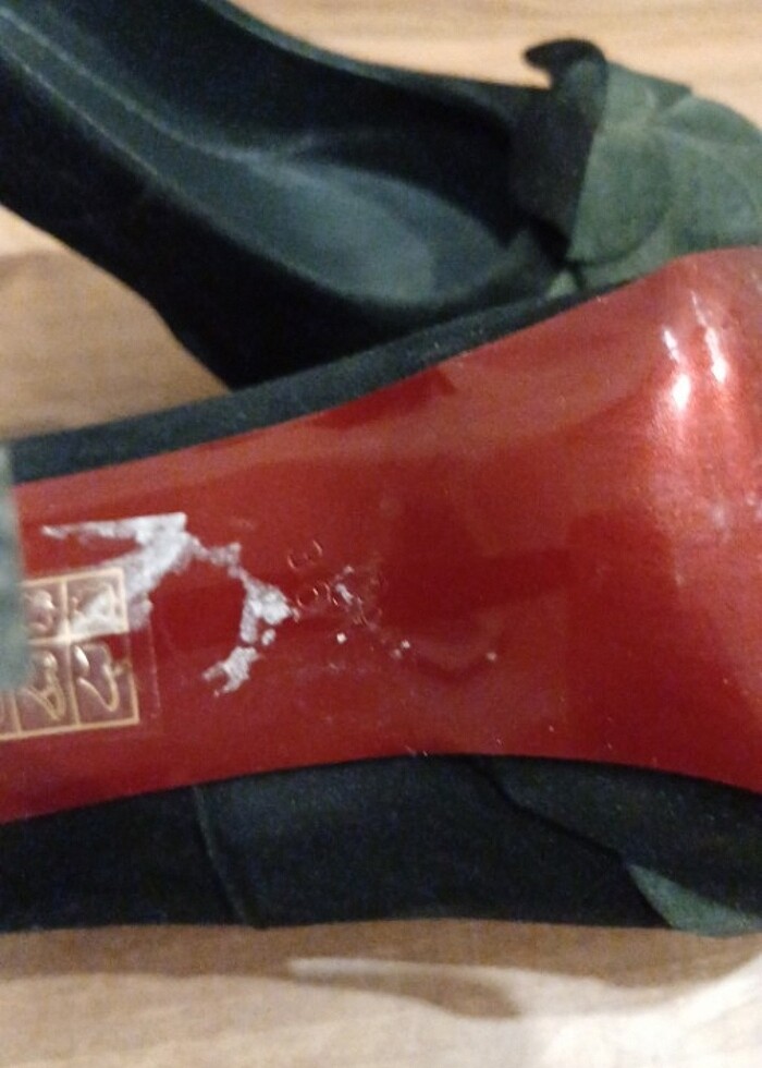 Siyah yesil  nubuk platform - Görsel 4