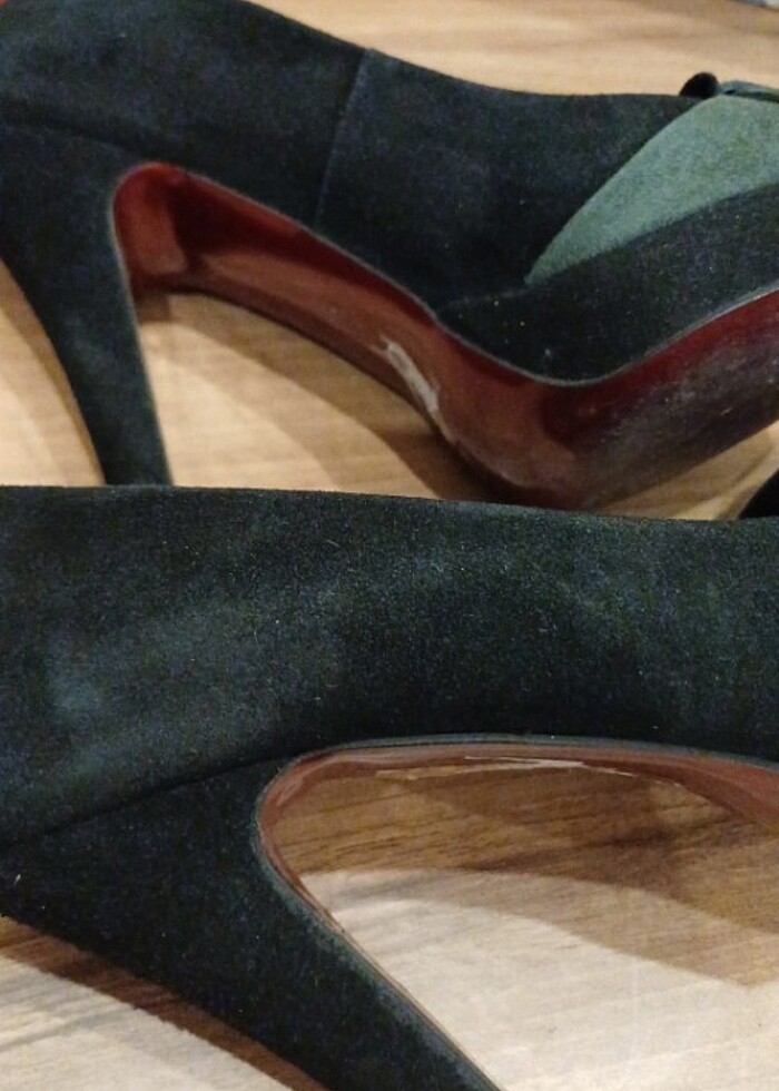 Siyah yesil  nubuk platform - Görsel 5