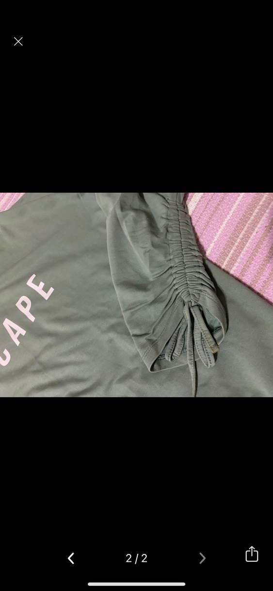 Yeşil Baskılı Kadın Sweatshirt - Görsel 2