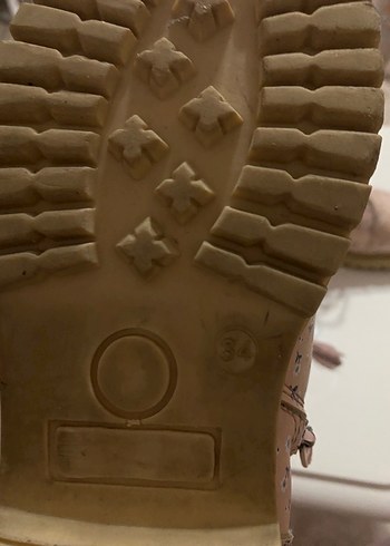 Peluş Detaylı Pembe Çiçekli Kız Botu - Görsel 4