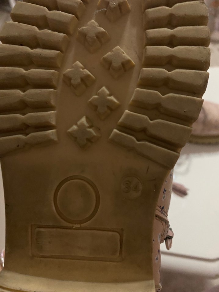 Peluş Detaylı Pembe Çiçekli Kız Botu - Görsel 4