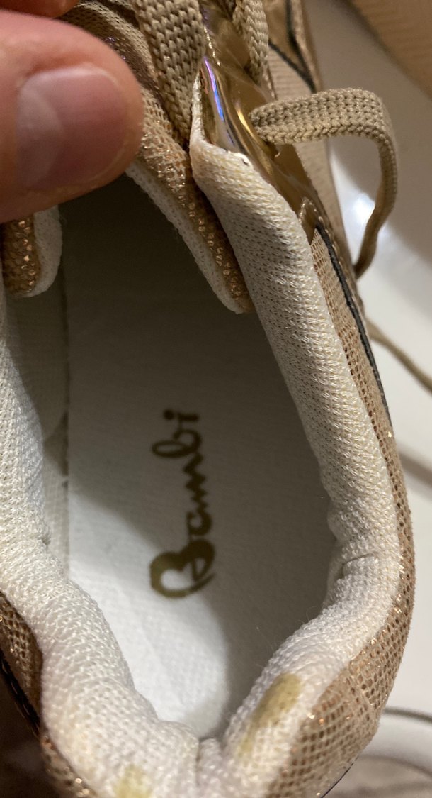 Altın RenkliPlatform Spor Ayakkabı - Görsel 2