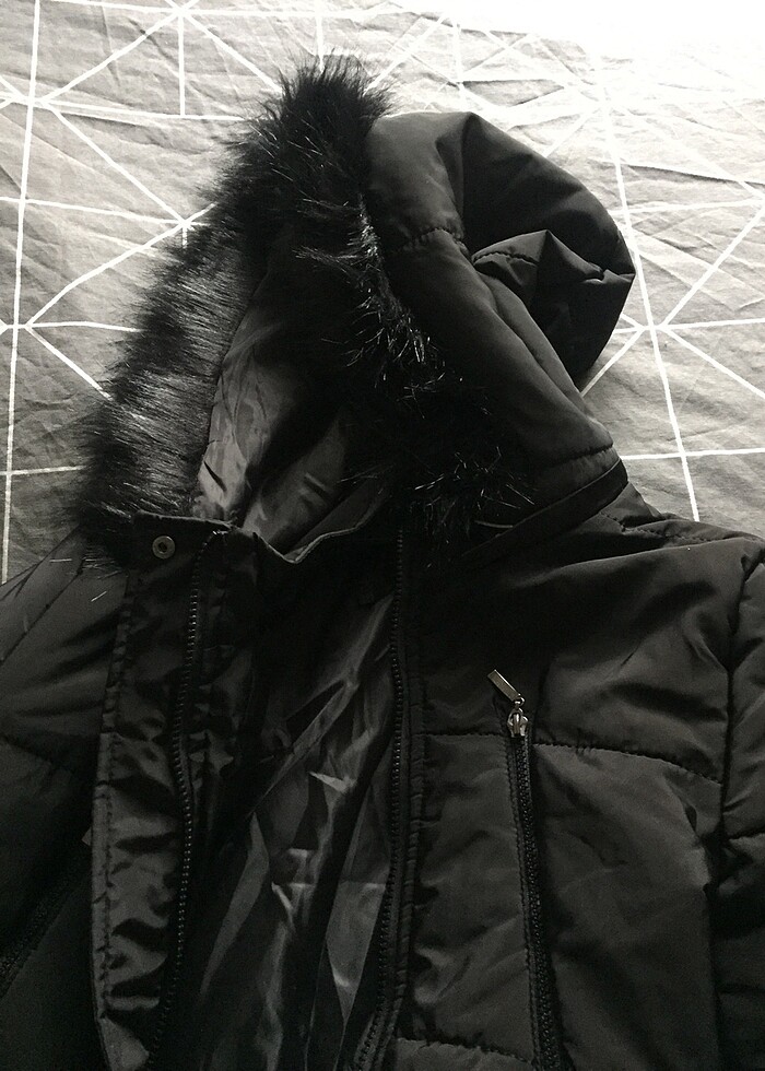 Kadın uzun mont - Görsel 3