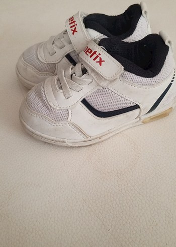 26 Beden beyaz Renk Kinetix Erkek Çocuk Beyaz Spor Ayakkabı