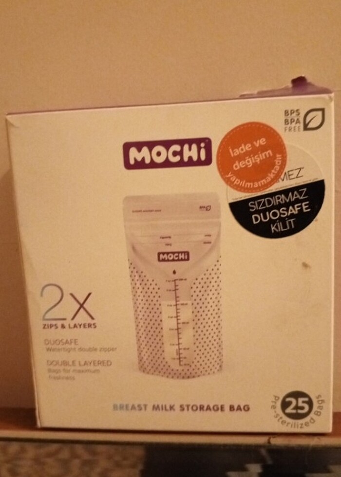 MONCHİ SIZDIRMAZ KİLİTLİ SÜT SAKLAMA POŞETİ - Görsel 2