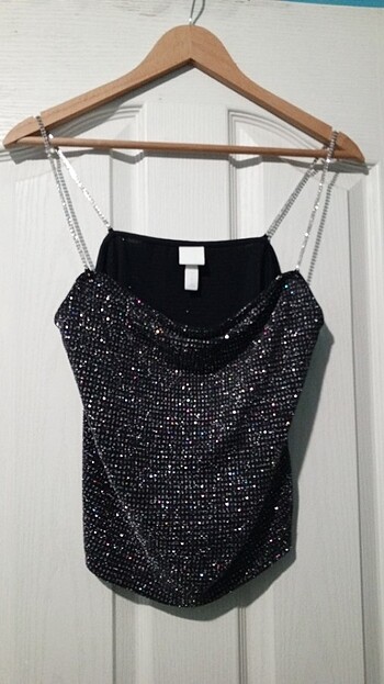 s Beden siyah Renk HM MARKA CROP YENİ
