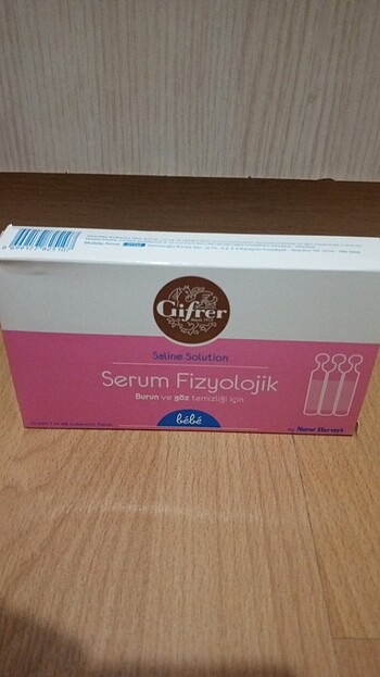 SERUM FİZYOLOJİK BURUN VE GÖZ TEMİZLİĞİ İÇİN YENİ