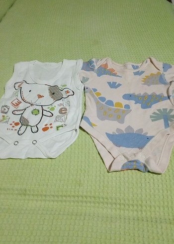 Bebek Erkek Pamuklu Kolsuz Baskılı Body - Görsel 3