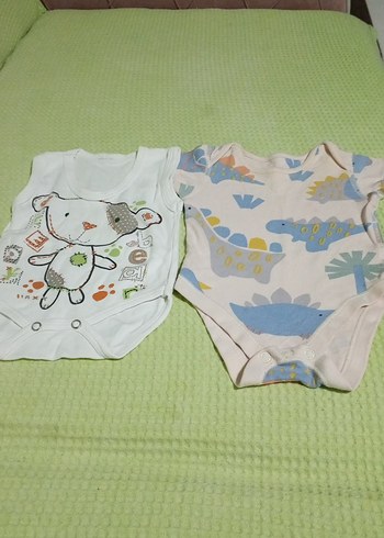 Bebek Erkek Pamuklu Kolsuz Baskılı Body - Görsel 5