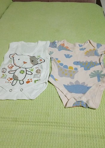 Bebek Erkek Pamuklu Kolsuz Baskılı Body - Görsel 6